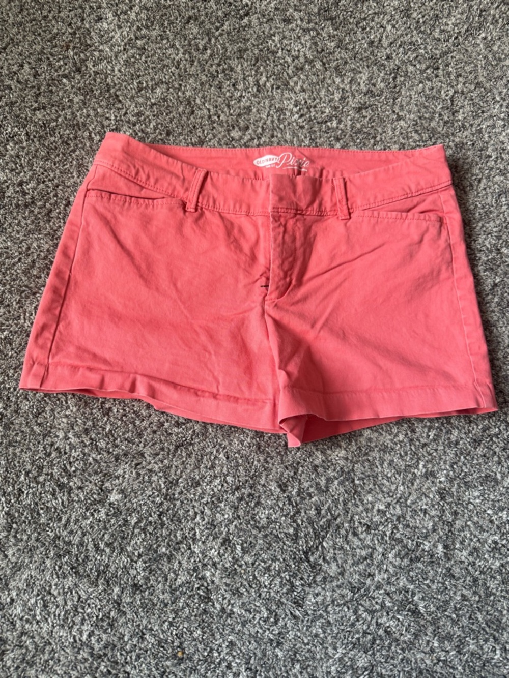 Old Navy Coral Pink Womens Cotton Shorts